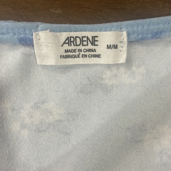 Brand: ARDENE size: women's medium color: light blue with floral pattern - Picture 2 of 4